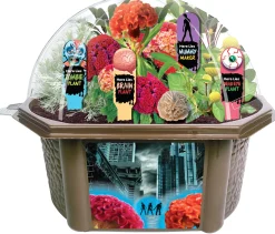 AreYouGame Toys By Nature Zombie Apocalypse Biosphere Terrarium Kit ‚Äì House of Horrors* Crafts & Activities