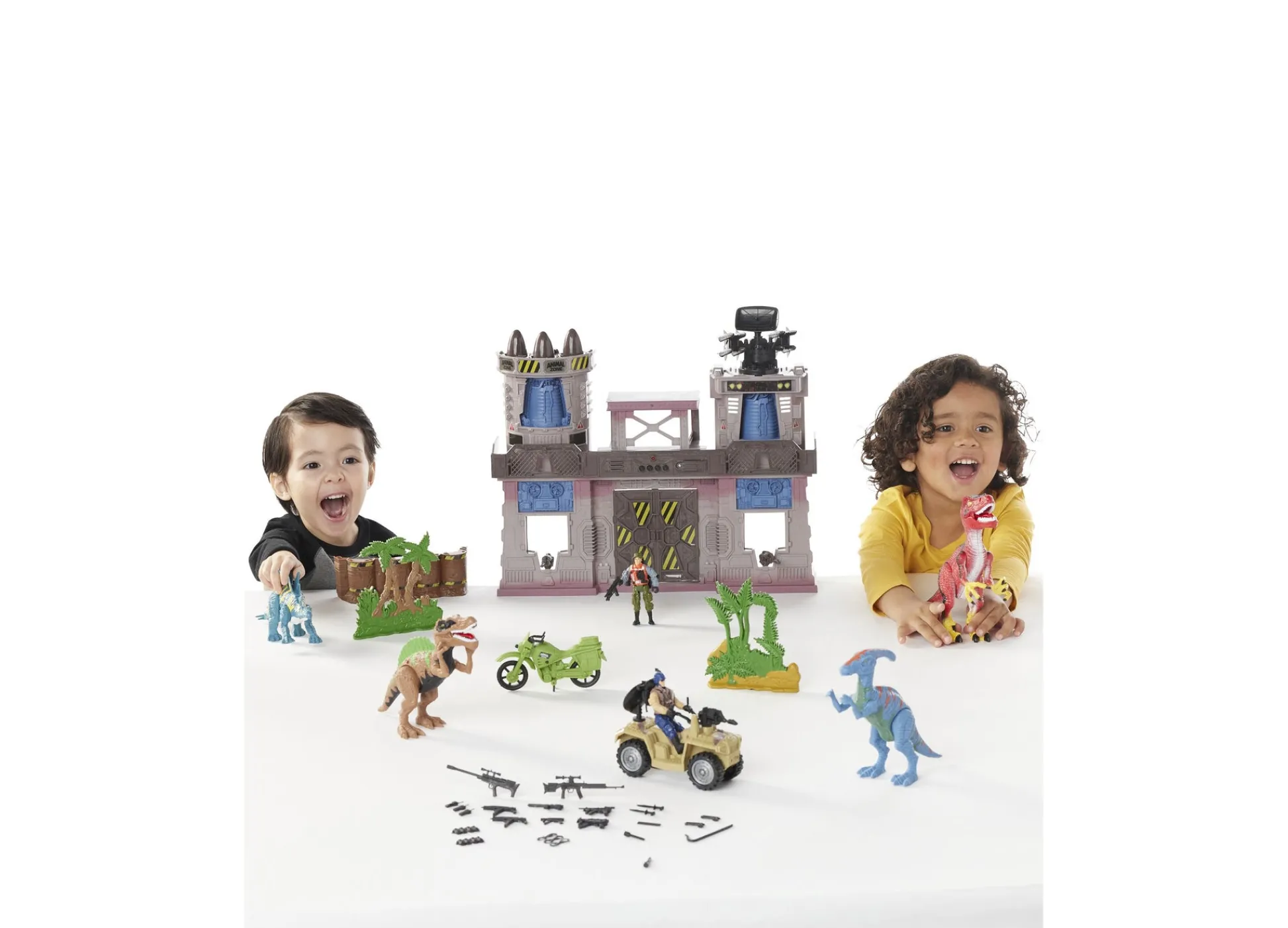 Macy's - Supplier Toys R Us Animal Zone Dino Fortress Playset with Light and Sound Effects* Animal Zone|Playsets & Vehicles
