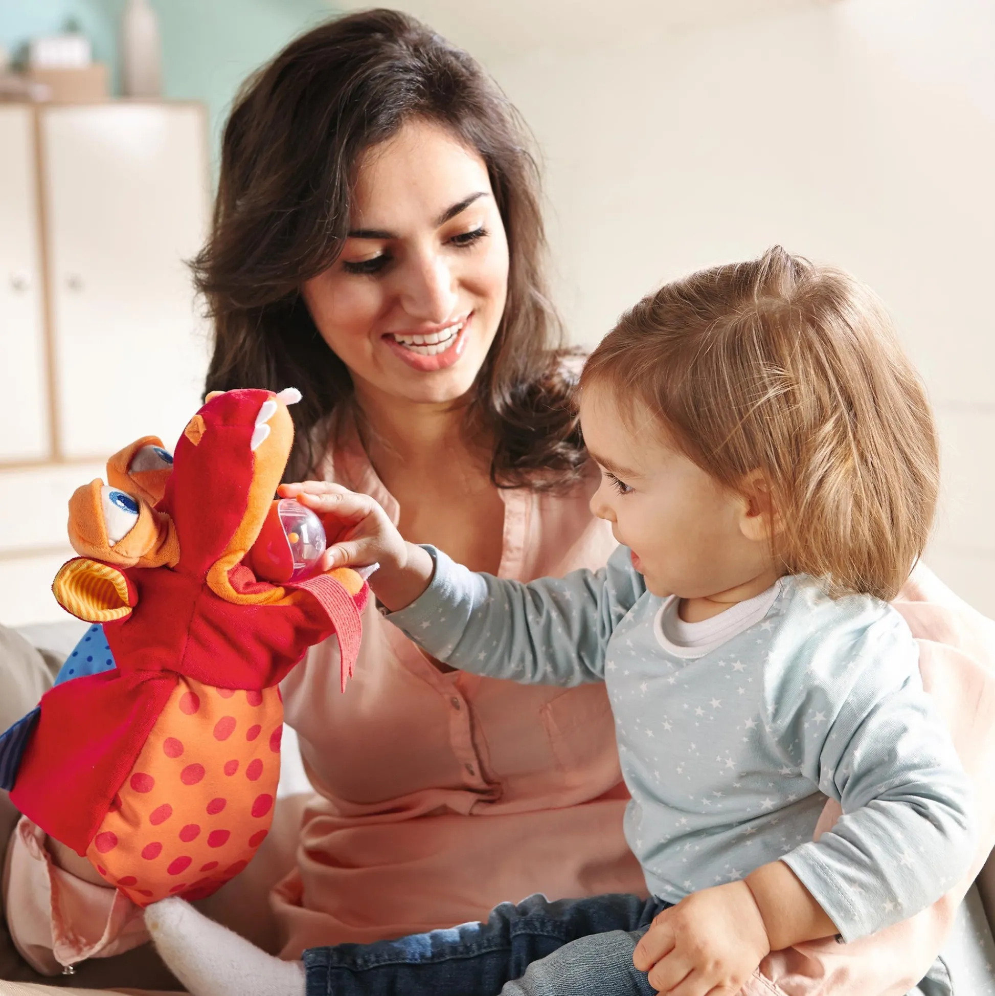 HABA USA Toys R Us Eat-it-up Dragon Glove Puppet for Imaginative Play* Dress Up|Puppets & Puppet Theaters