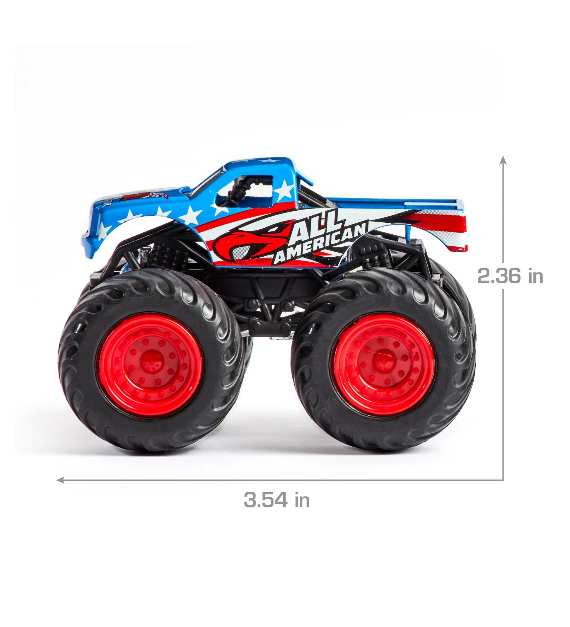 Macy's - Supplier Toys R Us Exclusive 8-Pack Diecast Monster Truck Set with Road Accessories* Diecast Cars|Fast Lane