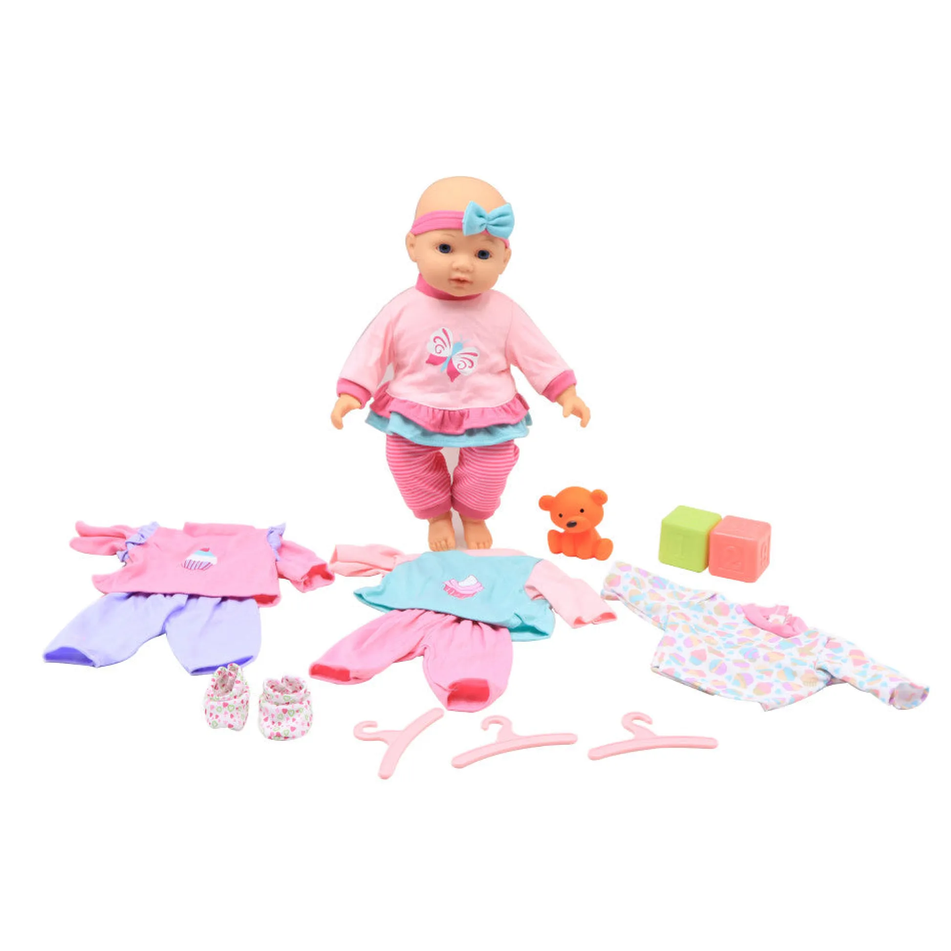 Flat River Group Toys R Us 14-inch Baby Doll - My Lil Wardrobe with Accessories* Baby Dolls|Stuffed Animals & Plush Toys