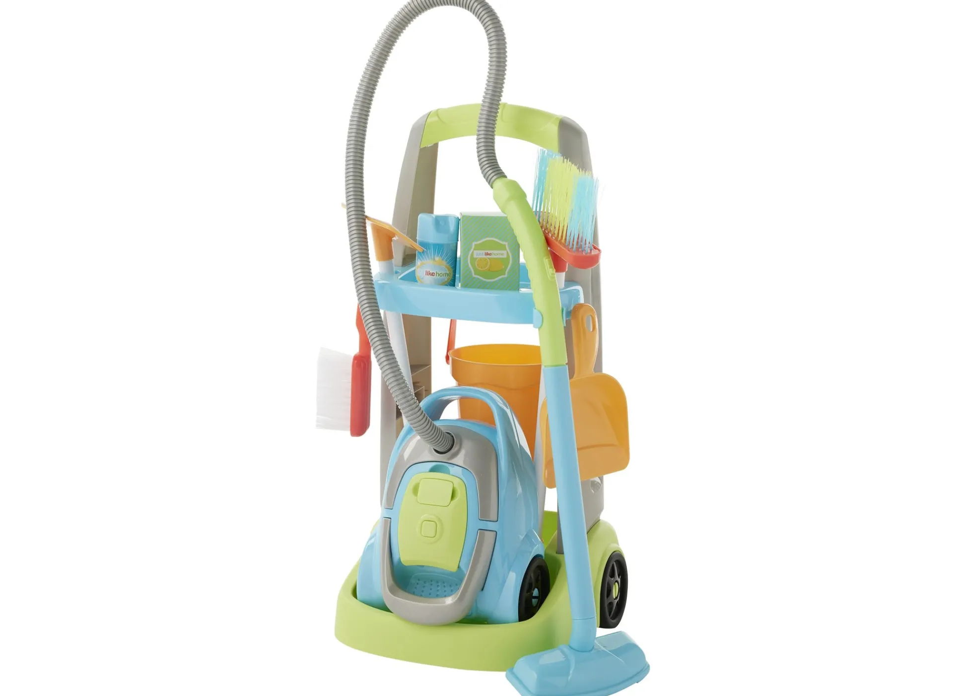 Macy's - Supplier Toys R Us Just Like Home Mega Cleaning Cart – Pretend Play Set* Tools & Workshops|Dress Up