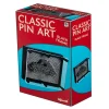 Flat River Group Toysmith Classic Pin Art - 3D Sculpture Desk Toy - Black, 5x7* Crafts & Activities
