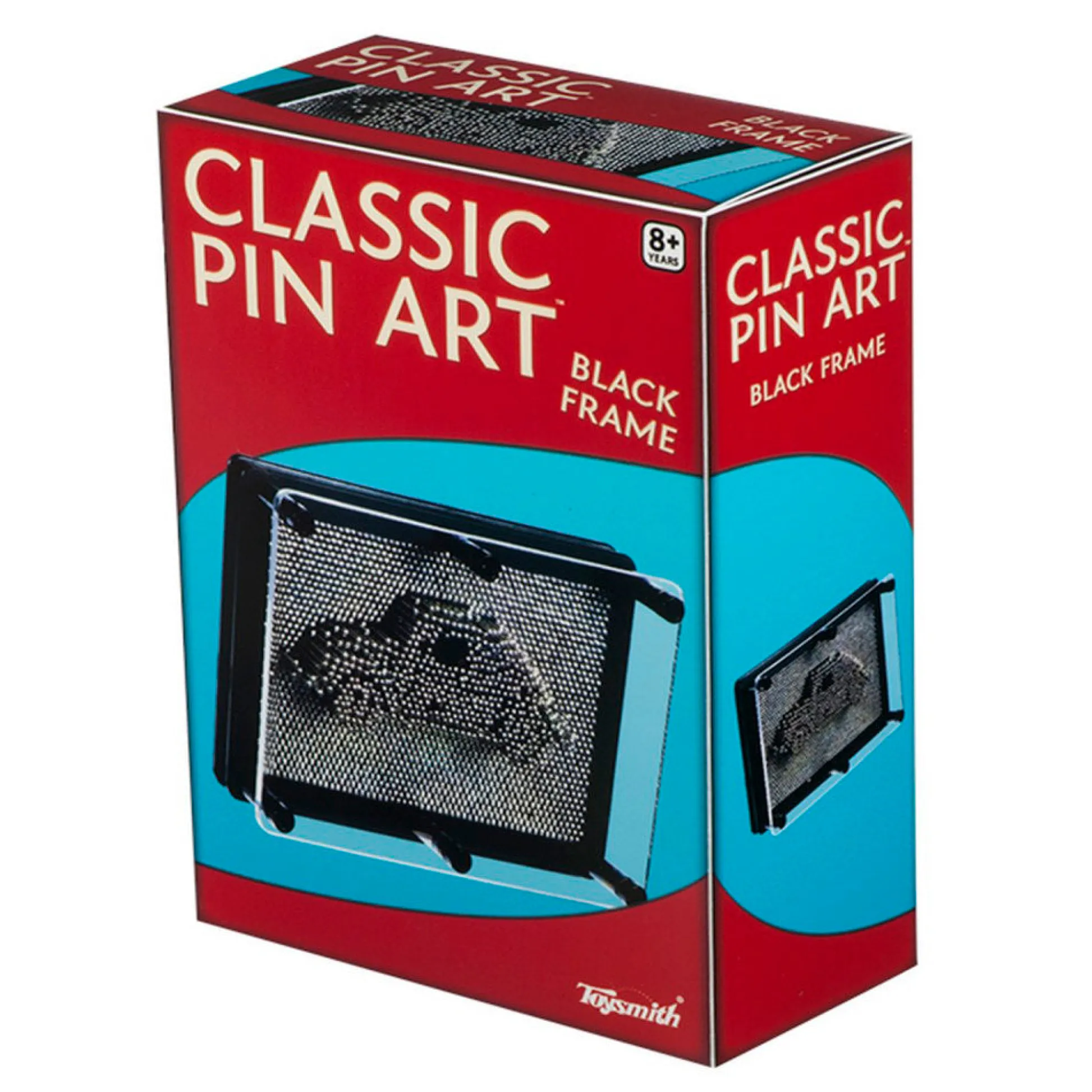 Flat River Group Toysmith Classic Pin Art - 3D Sculpture Desk Toy - Black, 5x7* Crafts & Activities