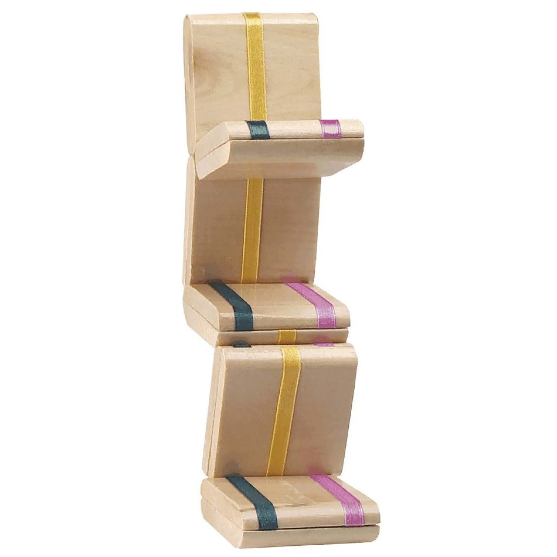 Flat River Group Toysmith Jacob's Ladder Classic Wooden Optical Illusion Toy* Wood & Jumbo Blocks