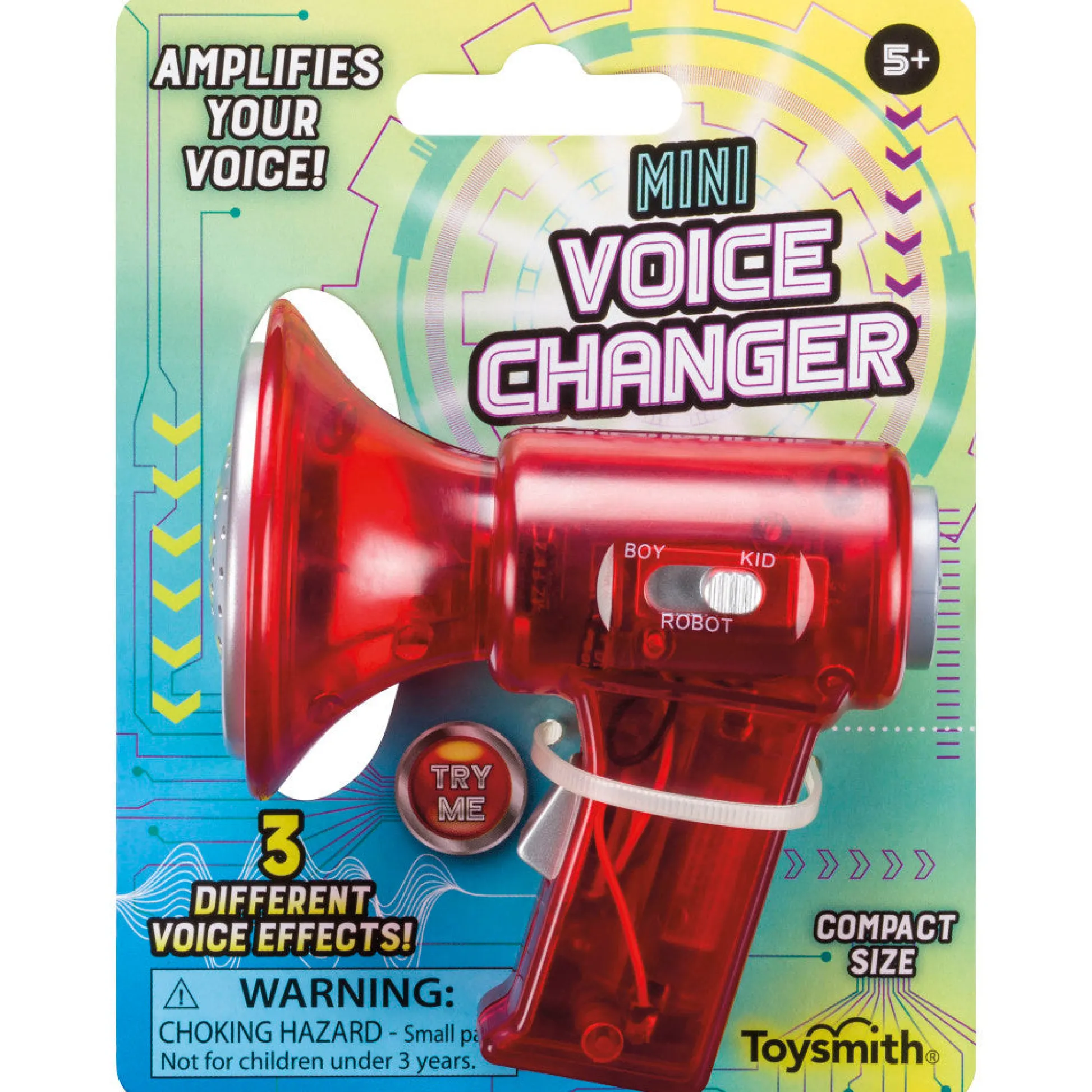Flat River Group Toysmith Tech Gear Mini Voice Changer - Multi Effects - Assorted Colors* Electronics