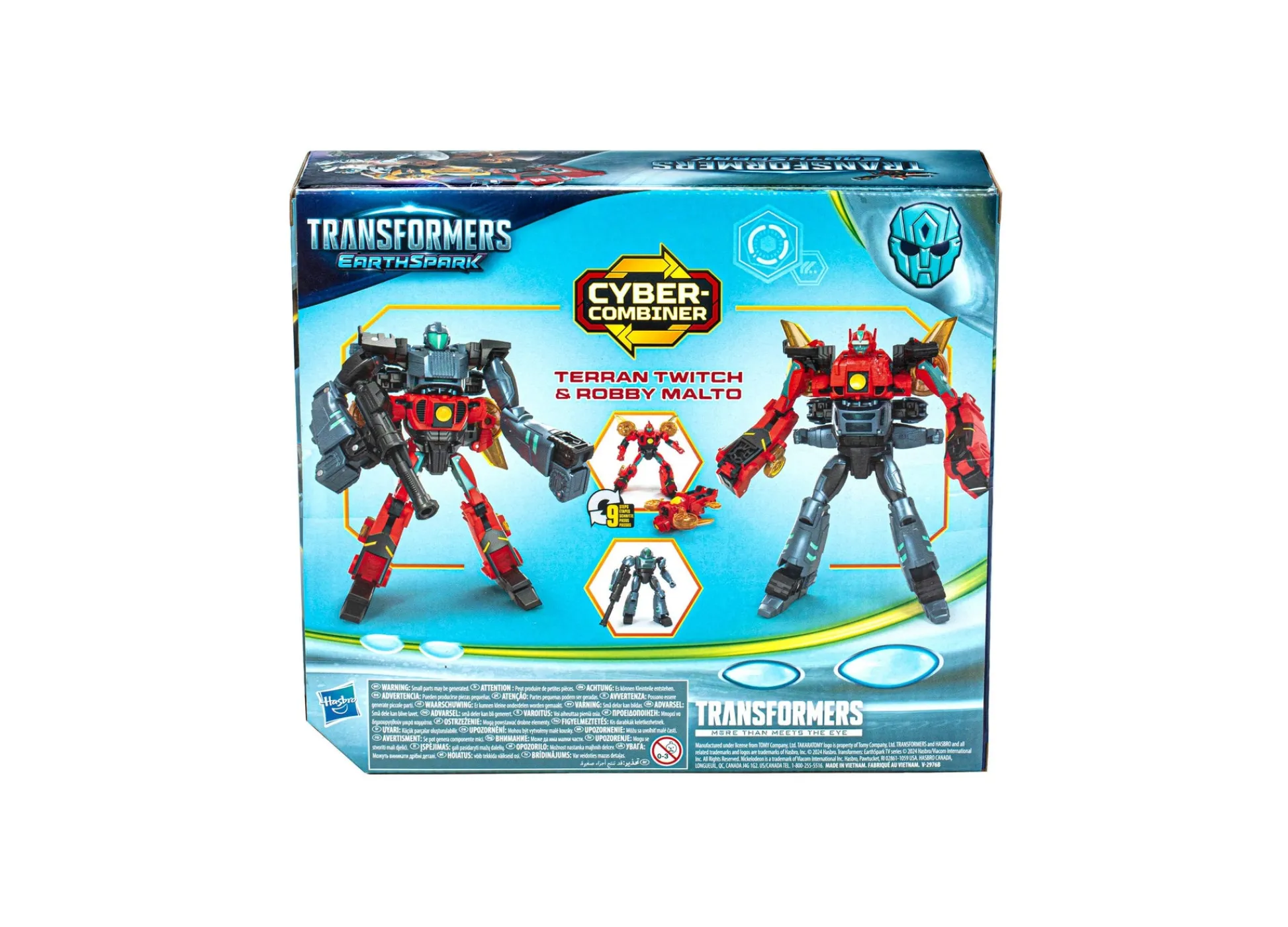 Macy's - Supplier Transformers EarthSpark Cyber-Combiner Terran Twitch and Robby Malto Action Figure* Action Figures