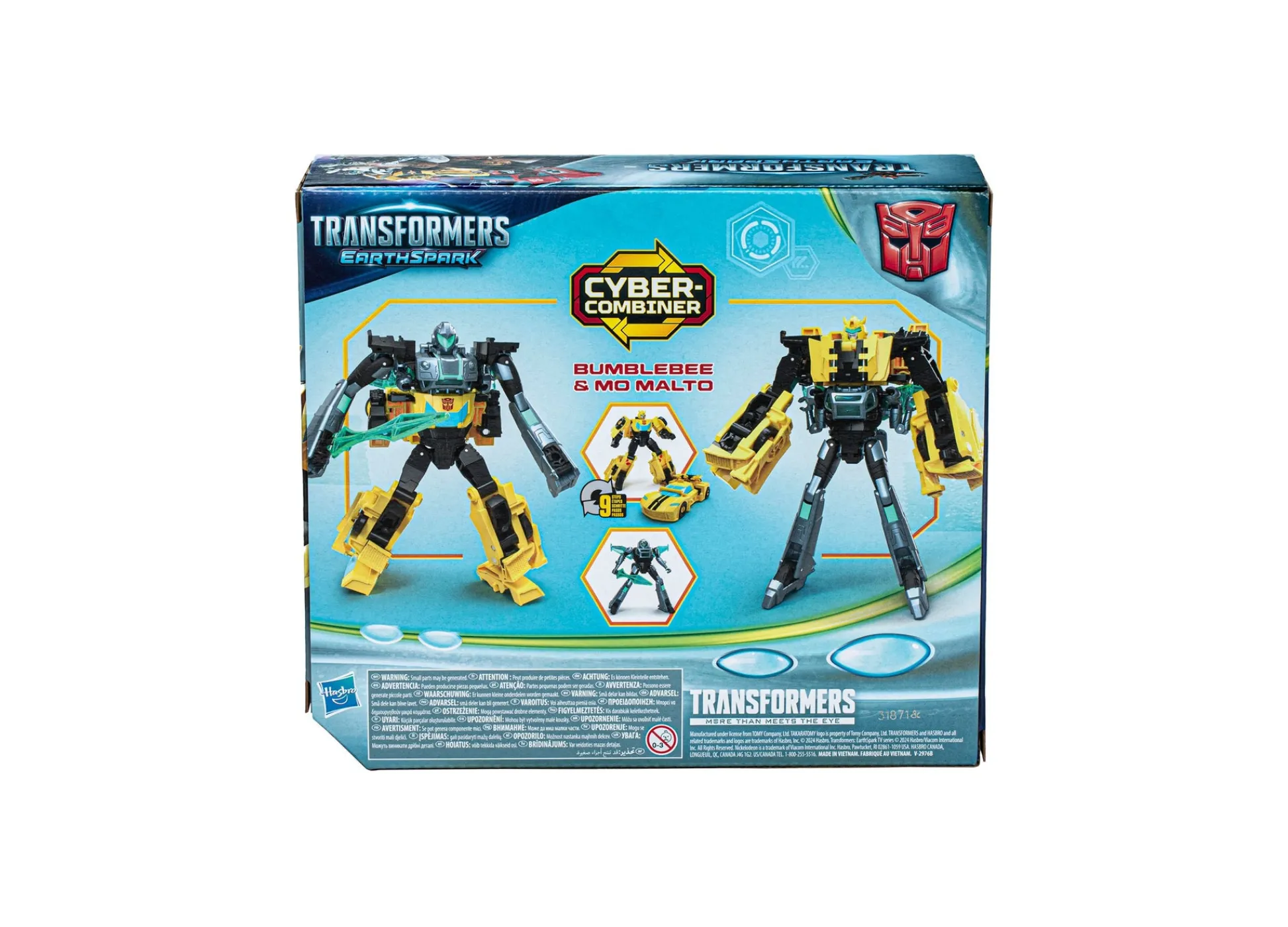 Macy's - Supplier Transformers EarthSpark Cyber-Combiner Bumblebee & Mo Malto Action Figure Set* Action Figures