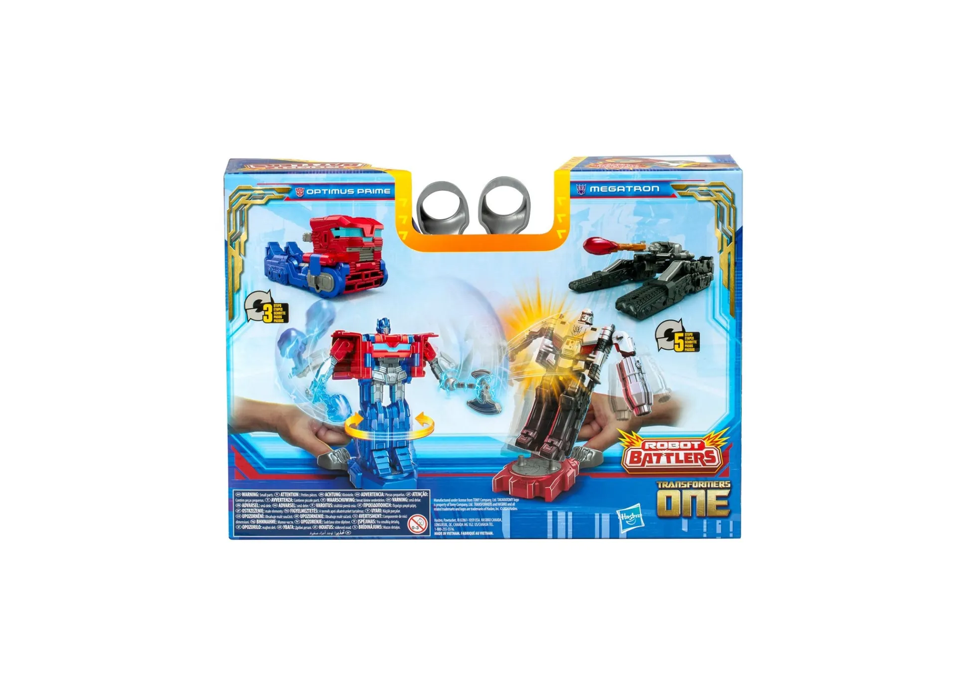Macy's - Supplier Transformers One 4.5 inch Robot Battlers Optimus Prime and Megatron Action Figure 2-Pack* Action Figures