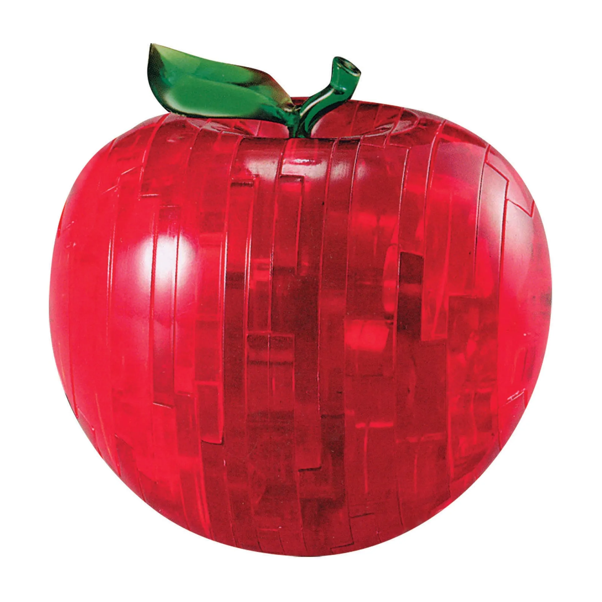 AreYouGame Translucent Red Apple 3D Crystal Puzzle - 44 Pieces* Puzzles