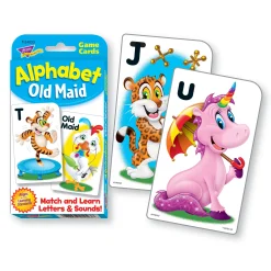 Educators Resource TREND Alphabet Old Maid Challenge Cards - Educational Letter Game - 6 Sets* Card Games|Social & Emotional Skills