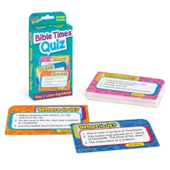 Educators Resource TREND Bible Times Quiz Challenge Cards, Multipack of 6* Card Games
