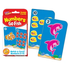 Educators Resource TREND Challenge Cards Numbers Go Fish - Learning Math Game - 6 Sets* Card Games
