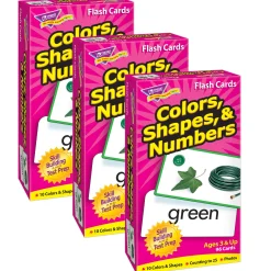 Educators Resource TREnd Colors, Shapes & Numbers Skill Drill Flash Cards - Educational Trio Pack* Preschool Education Toys & Activities