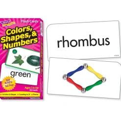 Educators Resource TREnd Colors, Shapes & Numbers Skill Drill Flash Cards - Educational Trio Pack* Preschool Education Toys & Activities