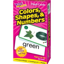 Educators Resource TREnd Colors, Shapes & Numbers Skill Drill Flash Cards - Educational Trio Pack* Preschool Education Toys & Activities