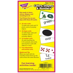 Educators Resource TREnd Colors, Shapes & Numbers Skill Drill Flash Cards - Educational Trio Pack* Preschool Education Toys & Activities