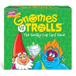 Educators Resource TREND GNOMes vs TROLLS Three Corner Card Game, 3-Pack* Card Games