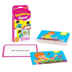 Educators Resource TREND Sequence Rummy Challenge Cards - Storytelling Mastery Set, 6 Packs* Card Games|Social & Emotional Skills
