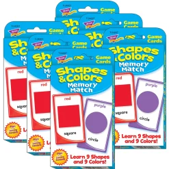 Educators Resource TREND Shapes and Colors Memory Match Challenge Cards - Educational Toy* Preschool Education Toys & Activities