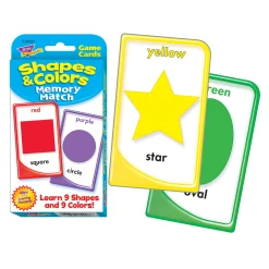 Educators Resource TREND Shapes and Colors Memory Match Challenge Cards - Educational Toy* Preschool Education Toys & Activities
