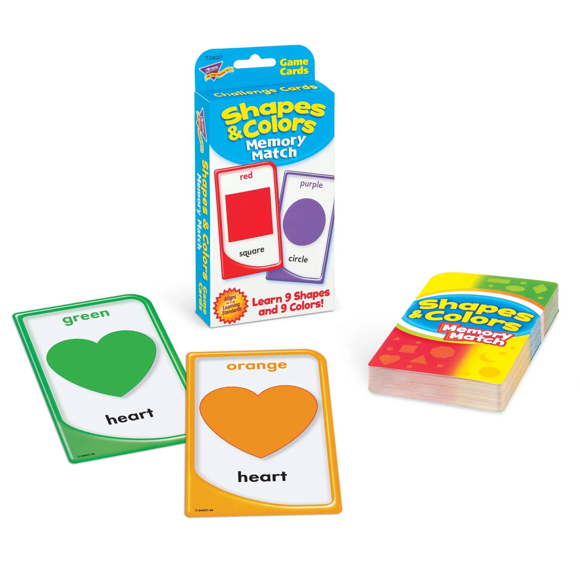 Educators Resource TREND Shapes and Colors Memory Match Challenge Cards - Educational Toy* Preschool Education Toys & Activities