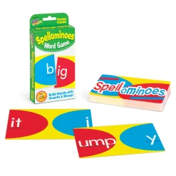 Educators Resource TREND Spellominoes Challenge Cards - Word Building Game - 6 Set Bundle* Card Games
