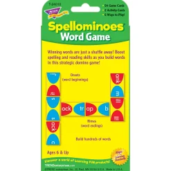 Educators Resource TREND Spellominoes Challenge Cards - Word Building Game - 6 Set Bundle* Card Games