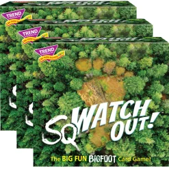 Educators Resource TREND SqWATCH OUT! Three Corner Bigfoot Memory Card Game, Pack of 3* Card Games