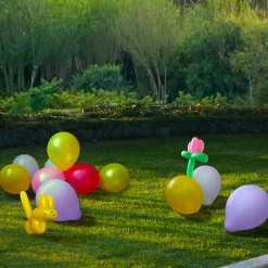 Flat River Group Trimate Party-Fun 100-Pack Balloons with Double Action Pump* Crafts & Activities