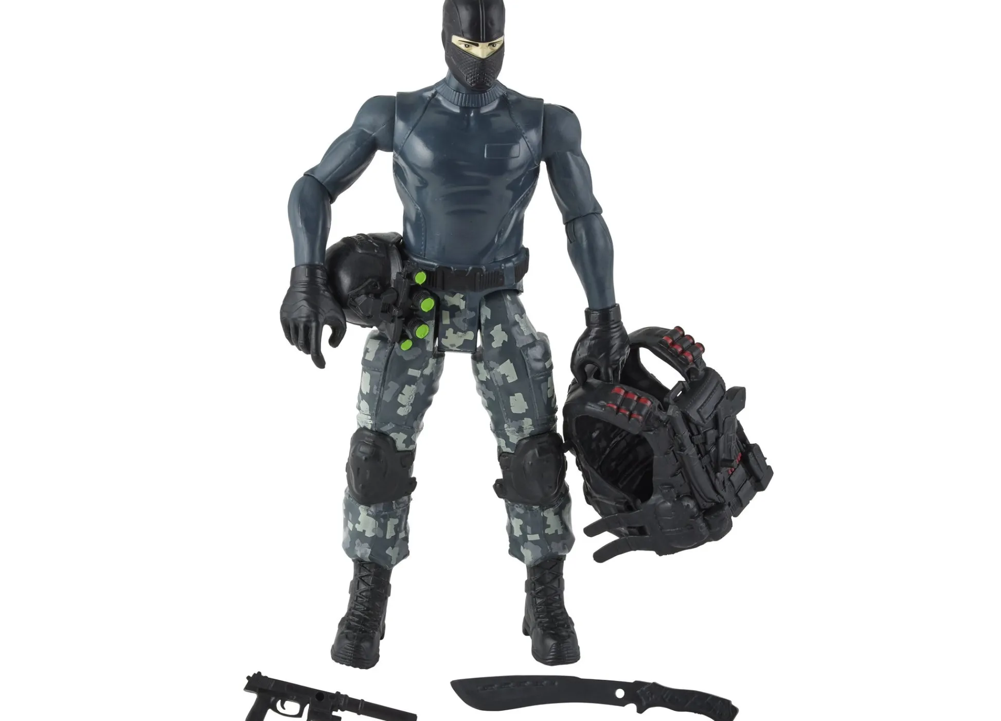 Macy's - Supplier True Heroes 12-Inch Highly Articulated Action Figure - Shadow* Action Figures