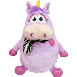 Flat River Group Tummy Stuffers Plush Unicorn - Purple Storage Companion* Stuffed Animals|Stuffed Animals & Plush Toys