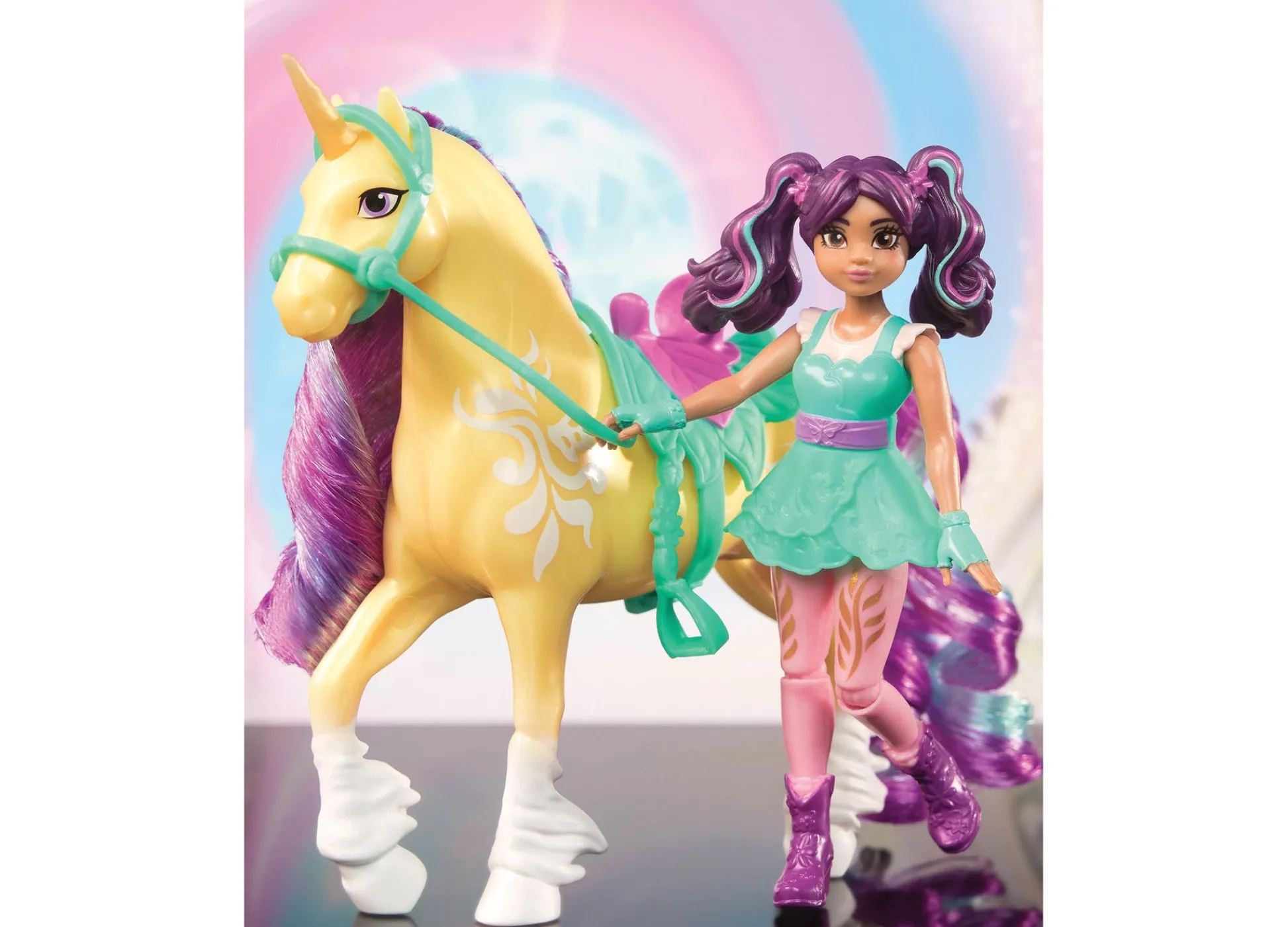 Macy's - Supplier Unicorn Academy Ava & Leaf Set with Riding Accessories* Stuffed Animals & Plush Toys