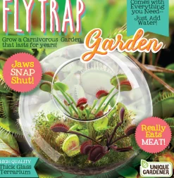 AreYouGame Unique Gardener Carnivorous Fly Trap Glass Terrarium Kit* Science & Discovery