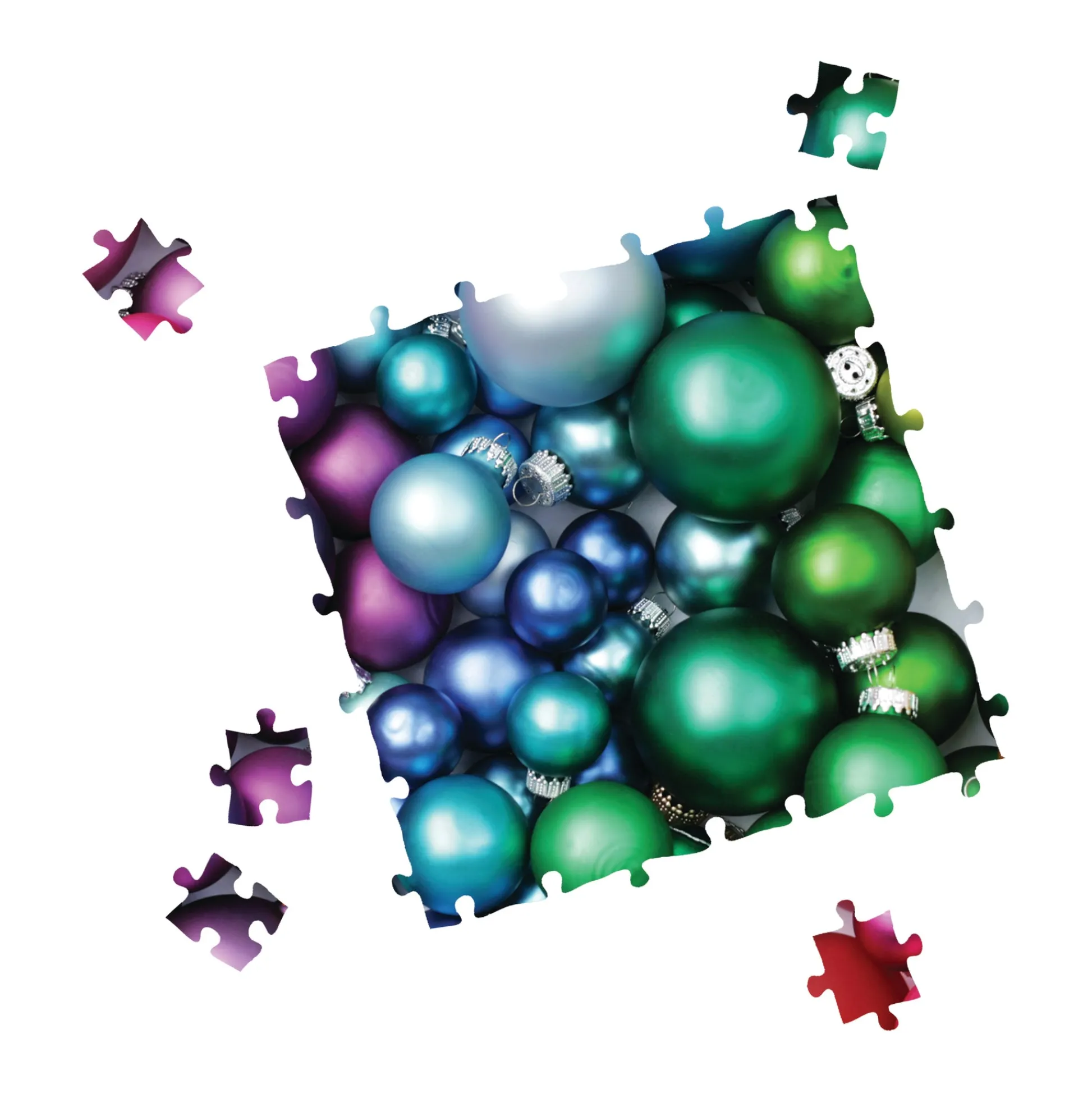 AreYouGame University Games Christmas Rainbow Gradient Impossible Jigsaw Puzzle - 1000 pc* Puzzles