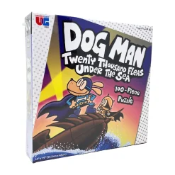 AreYouGame University Games Dog Man - Twenty Thousand Fleas Under the Sea Puzzle - 100 pc* Puzzles