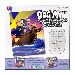 AreYouGame University Games Dog Man - Twenty Thousand Fleas Under the Sea Puzzle - 100 pc* Puzzles