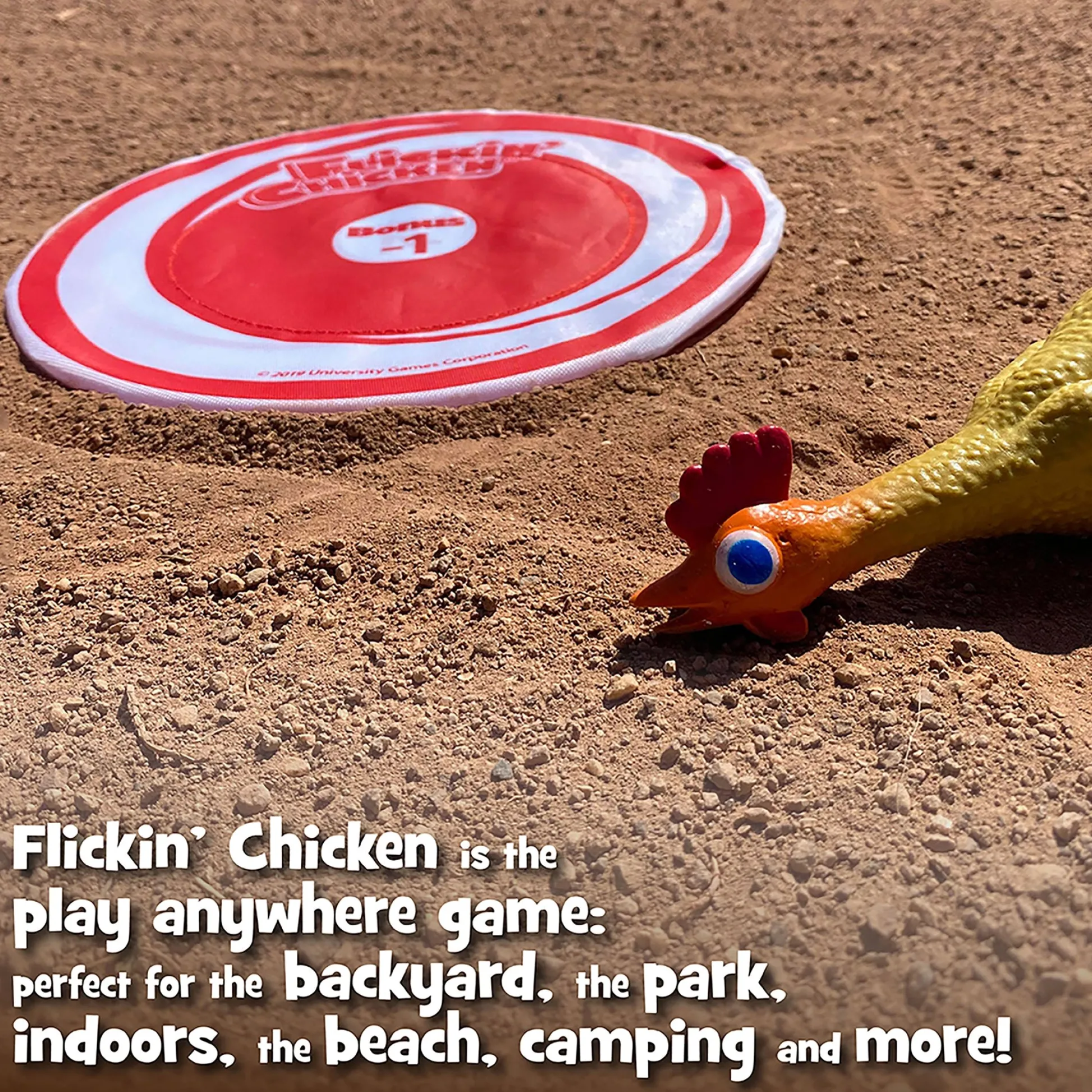 Educators Resource University Games Flickin' Chicken Outdoor Family Game* Family & Entertainments Games
