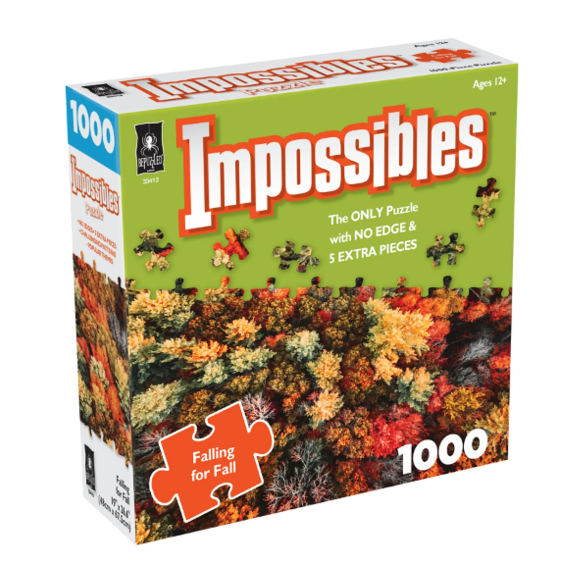 AreYouGame University Games Impossibles Puzzle - Falling for Fall: 1000 Pcs* Puzzles