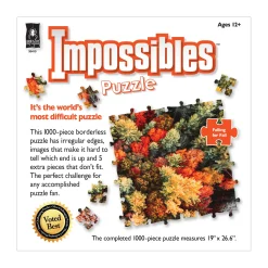 AreYouGame University Games Impossibles Puzzle - Falling for Fall: 1000 Pcs* Puzzles