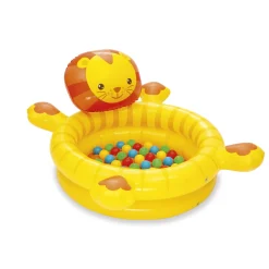 Flat River Group Up, In & Over Lion-Themed Inflatable Ball Pit, 44x39x24 Inches* Social & Emotional Skills
