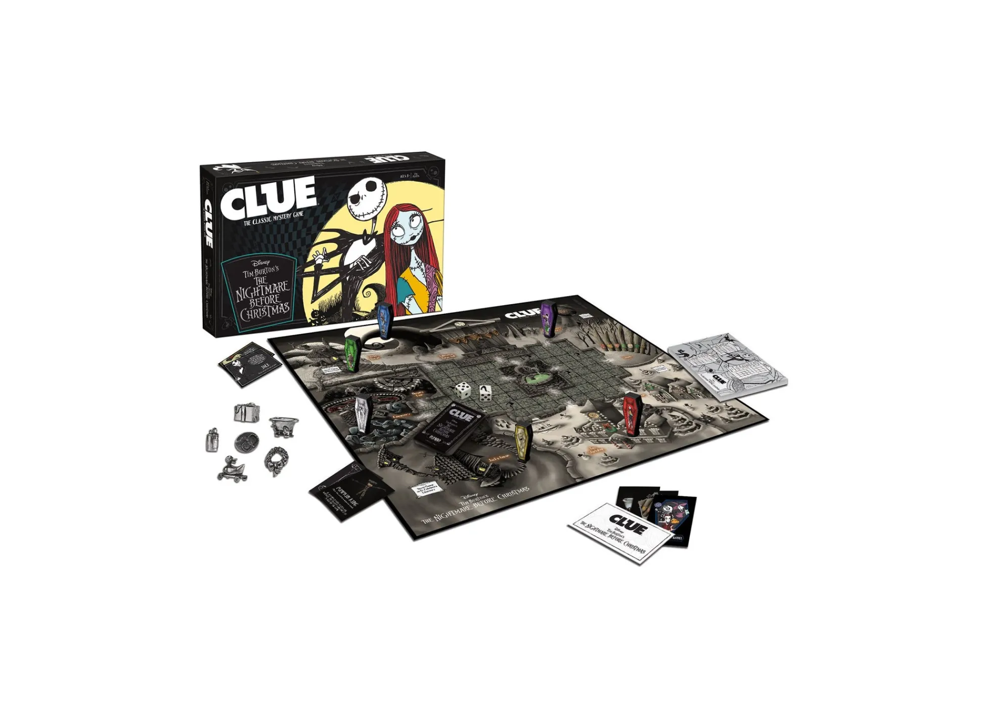 Educators Resource USAopoly CLUE®: Disney Tim Burton's The Nightmare Before Christmas Board Game* Role-Playing Games|Board Games