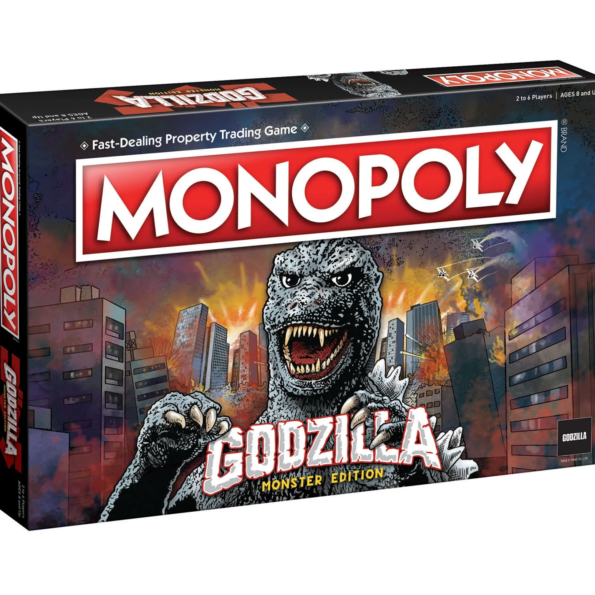 Educators Resource USAopoly MONOPOLY: Godzilla - Collector's Edition Board Game* Role-Playing Games|Board Games
