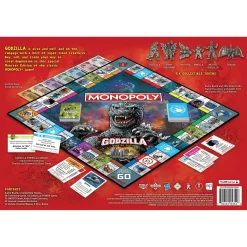 Educators Resource USAopoly MONOPOLY: Godzilla - Collector's Edition Board Game* Role-Playing Games|Board Games