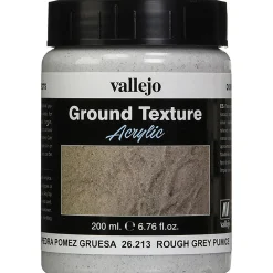 Flat River Group Vallejo Texture Acrylic Paint - Grey Pumice, Heavy Paste, 200ml* Drawing, Color & Painting