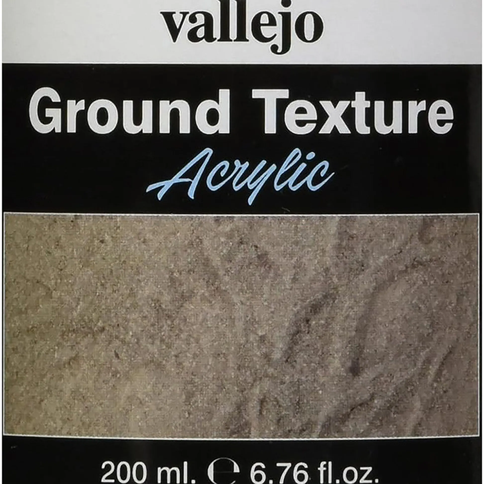 Flat River Group Vallejo Texture Acrylic Paint - Grey Pumice, Heavy Paste, 200ml* Drawing, Color & Painting