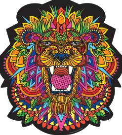 The Distribution Solutions Vibrant Lion-Shaped Jigsaw Puzzle - 300 pc* Puzzles
