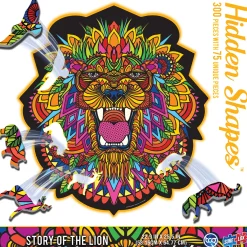 The Distribution Solutions Vibrant Lion-Shaped Jigsaw Puzzle - 300 pc* Puzzles