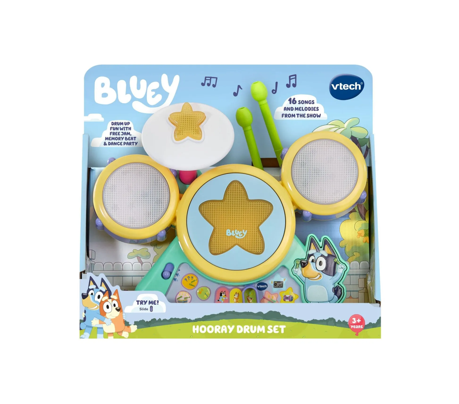 Macy's - Supplier VTech Bluey Hooray Interactive Drum Set* Preschool Education Toys & Activities|Preschool Pals