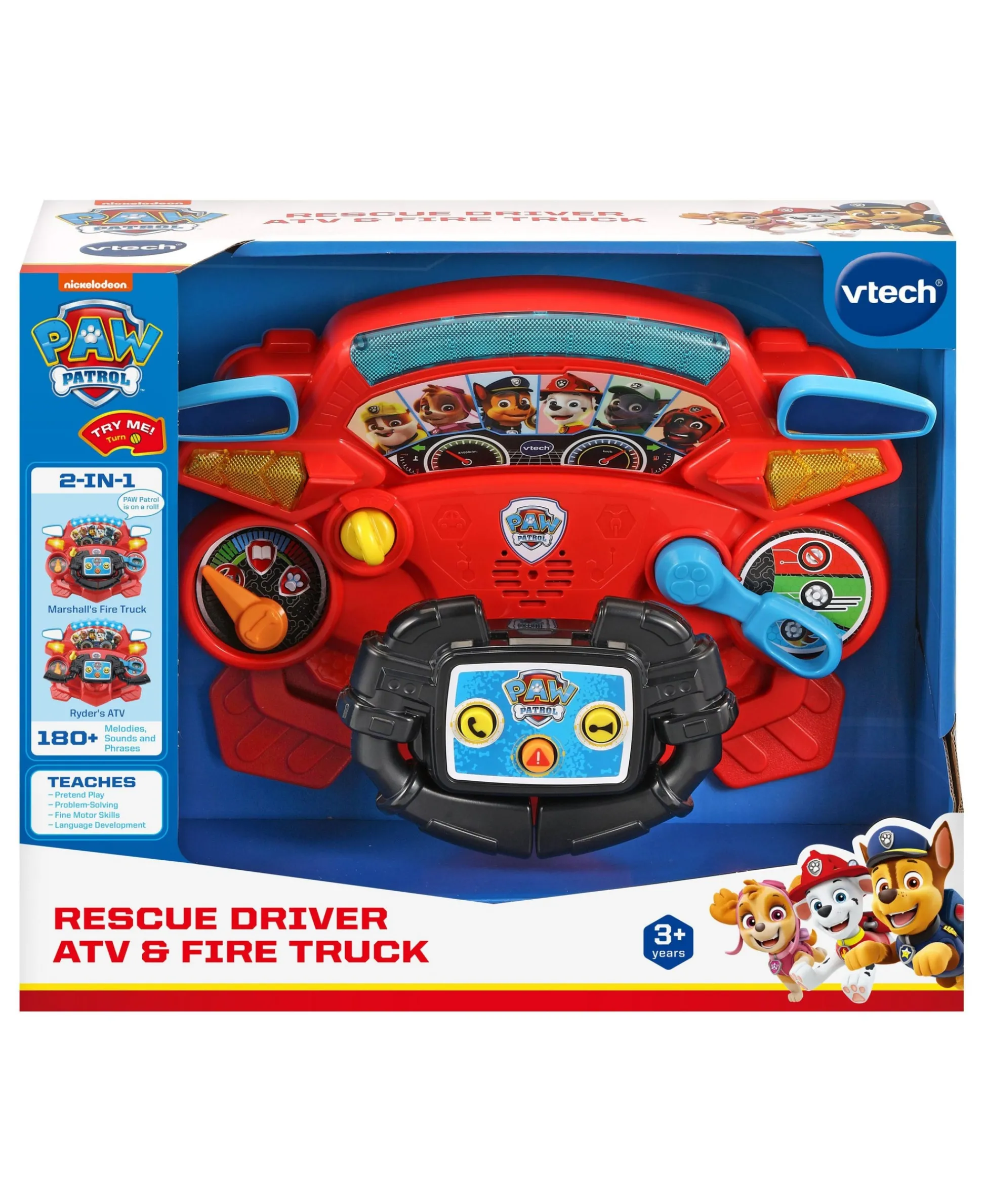 Macy's - Supplier VTech Paw Patrol Rescue Driver ATV Fire Truck Interactive Learning Toy* Preschool Education Toys & Activities|Preschool Pals